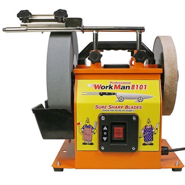 Верстат заточувальний WorkMan 8101 250мм з водяним охолодженням 41110 фото