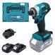 Акумуляторний імпульсний гвинтоверт PROFI-TEC PID1820BL POWERLine (2&times;PT2520MP (2.5 Аг), 7048 007048P фото 1