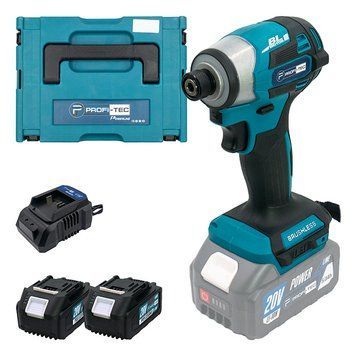 Акумуляторний імпульсний гвинтоверт PROFI-TEC PID1820BL POWERLine (2&times;PT2040EP (4.0 Аг), 7047 007047P фото