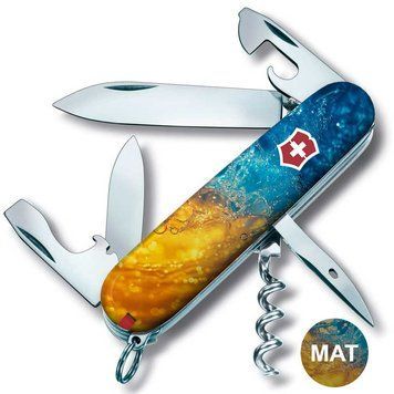 Складной нож Victorinox SPARTAN UKRAINE Желто-синие брызги 1.3603.7.T3160pw 1.3603.7_T3160pw фото