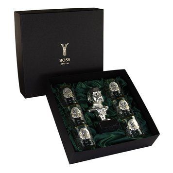 Набор для виски Boss Crystal із бюстом Т.Г.Шевченко бюст на мармурі вкрито сріблом 925* B16KOZ1GG фото