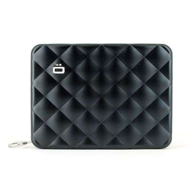 Гаманець на блискавці OGON Quilted Passport, чорний QP_Black QP_Black фото