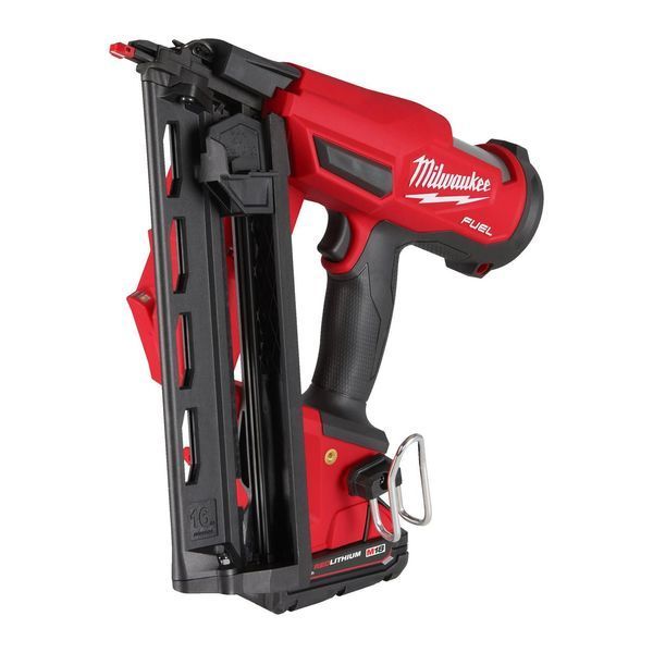 Пістолет цвяхозабивний акумуляторний безщітковий MILWAUKEE, M18 FN16GA-202X (зарядний пристрій M12-18 FC, 2 акумулятори М18 В2 2 4933478092 фото