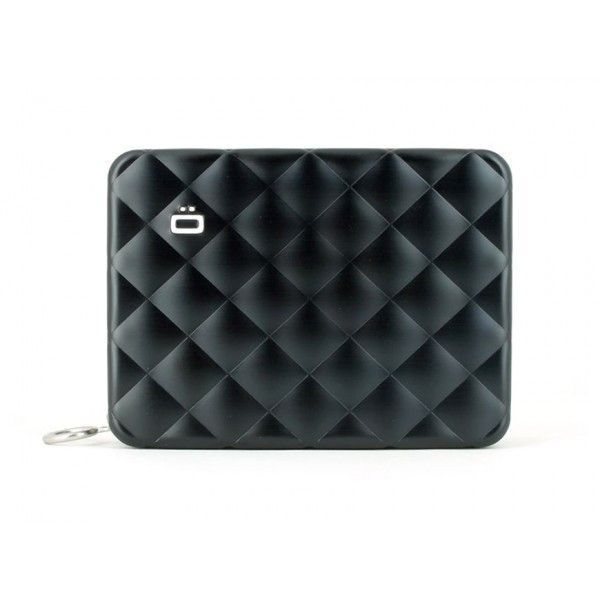 Гаманець на блискавці OGON Quilted Passport, чорний QP_Black QP_Black фото