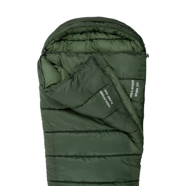 Спальний мішок Highlander Phoenix Spark 150/+4&deg;C Olive Green Left (SB242-OG) 929693 фото
