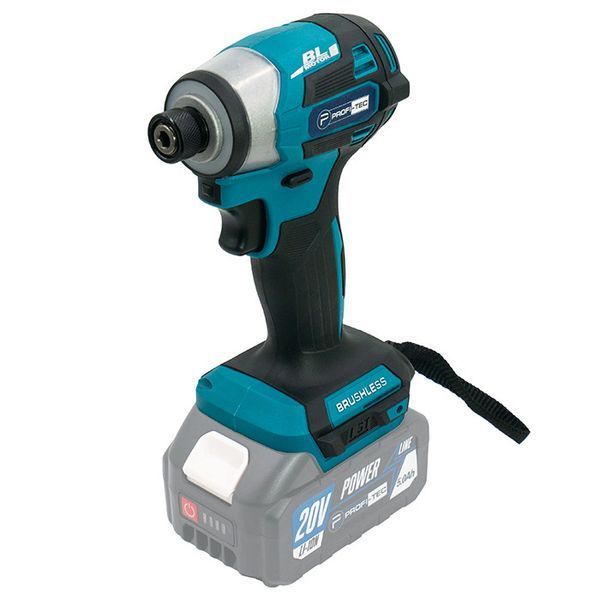 Акумуляторний імпульсний гвинтоверт PROFI-TEC PID1820BL POWERLine (2&times;PT2040EP (4.0 Аг), 7047 007047P фото