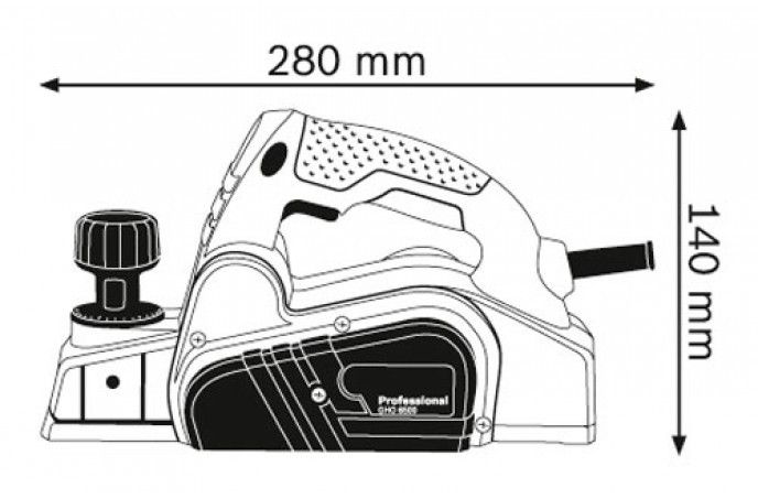 ЭлектроРубанок BOSCH GHO 6500 PROFESSIONAL 0601596000 601596000 фото