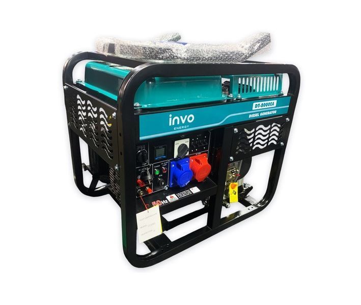 Дизельний генератор INVO DT-8000EA 7.5/8кВт 220/380В DD0006927 фото