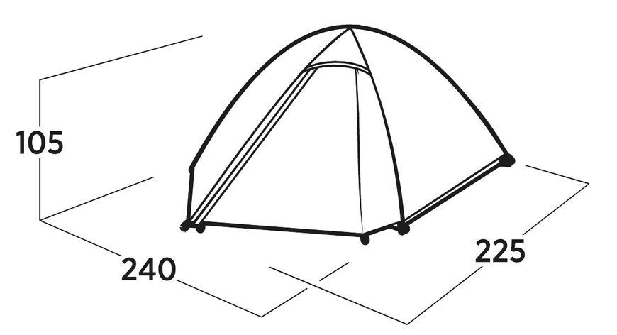 Намет двомісний Easy Camp Rondane 2 (120469) 931541 фото