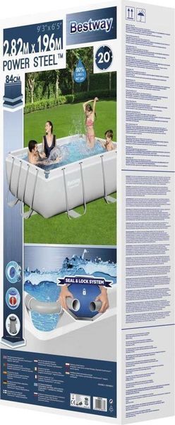 Басейн каркасний прямокутний 4в1 Bestway 56629, 282 x 196 x 84 см DM-56629 фото