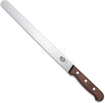 Ніж кухонний для нарізки Victorinox Wood 36 см, рожеве дерево 5.4230.36 фото