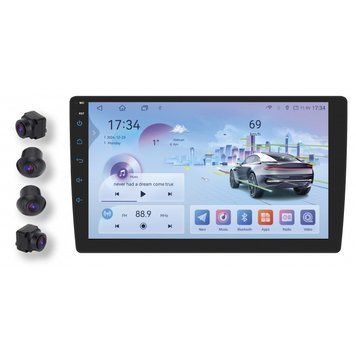 MP5 ресивер SHUTTLE SDUA-9095 Black/Multicolor + 4 камери 360 60454 фото