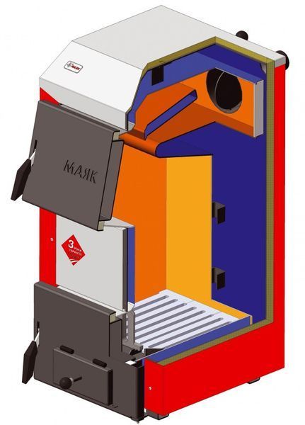 Твердопаливний котел з чавунними колосниками Маяк АОТ-20 STANDARD АОТ-20 STANDARD фото