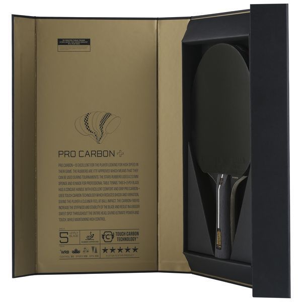 Ракетка для настільного тенісу Stiga Pro Carbon Plus FL (1215-2820) 931105 фото