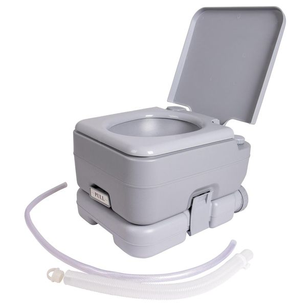 Біотуалет Bo-Camp Portable Toilet Flush 10 Liters Grey (5502825) DAS301637 фото