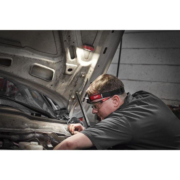 Акумуляторний ліхтар налобний IR HL450 (Micro-USB) Milwaukee 450 люменів 4933478587 фото