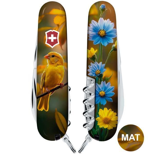 Складной нож Victorinox SPARTAN UKRAINE Золотая птичка 1.3603.7.T3170pw 1.3603.7_T3170pw фото