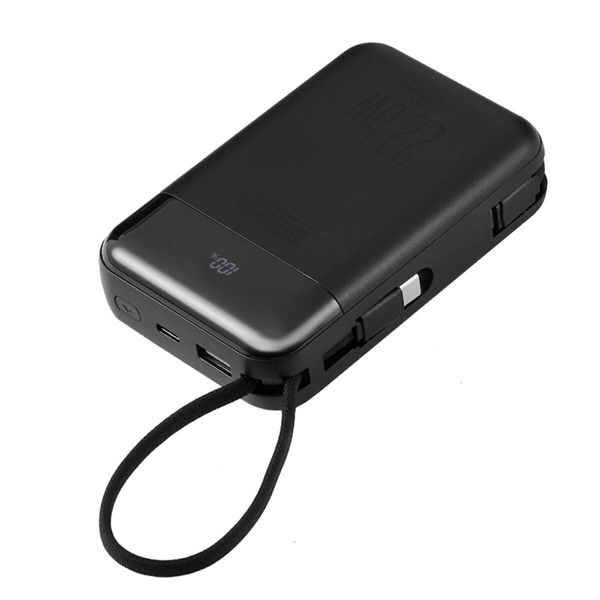 Повербанк (Power Bank) Brevia 20000mAh 22.5W Type-C+Lightning Cable, Li-Pol, LCD 45222L фото