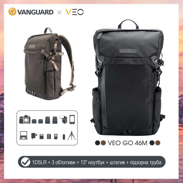 Рюкзак Vanguard VEO GO 46M Black (VEO GO 46M BK) DAS301642 фото