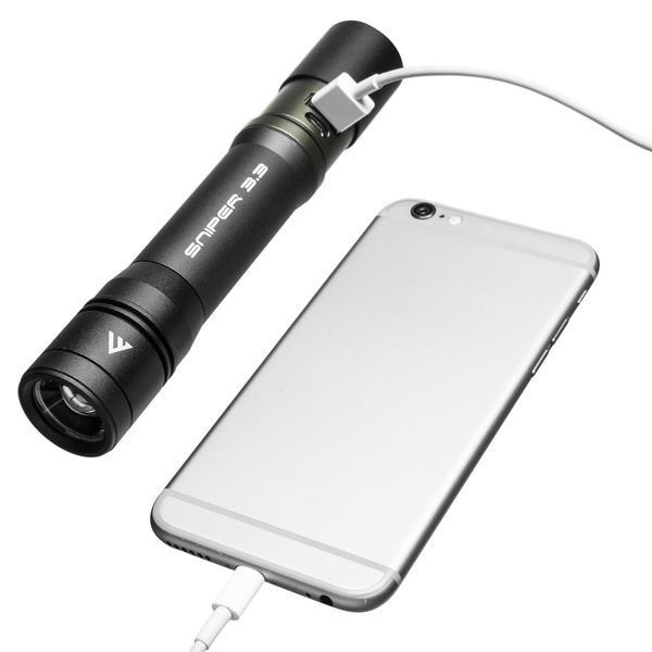 Ліхтар тактичний Mactronic Sniper 3.3 (1020 Lm) Focus Powerbank Recharg Type-C (THH0064) DAS302487 фото