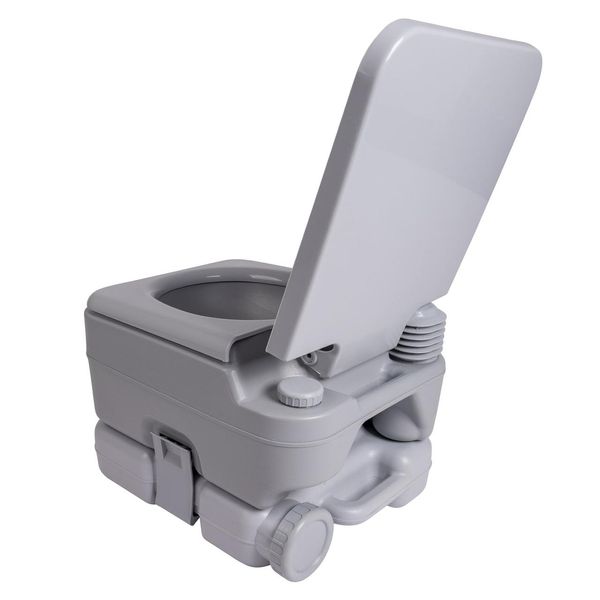 Біотуалет Bo-Camp Portable Toilet Flush 10 Liters Grey (5502825) DAS301637 фото