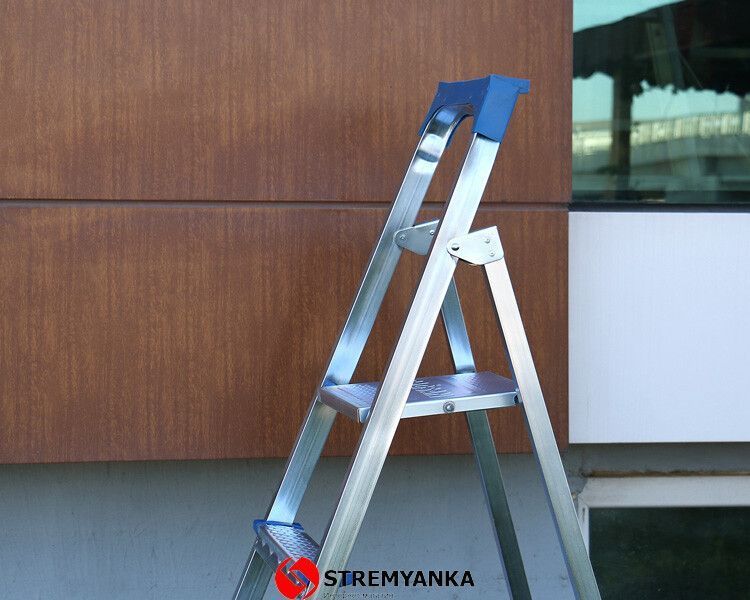 Стальная оцинкованная стремянка VIRASTAR 10 ступеней B9 фото