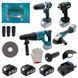 Акумуляторний набір інструментів PROFI-TEC Combo Set 4/5 POWERLine (DHP485BL, PBH201, DGA20BL, PTW502) (3PT20 007044P фото 7