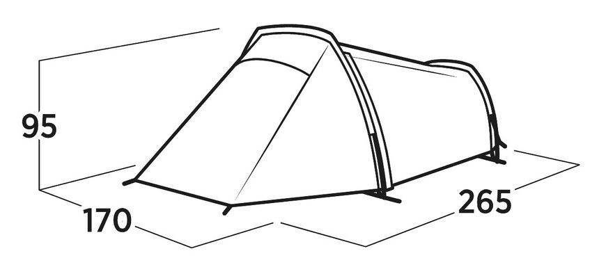 Намет двомісний Easy Camp Sarek 2 (120467) 931540 фото