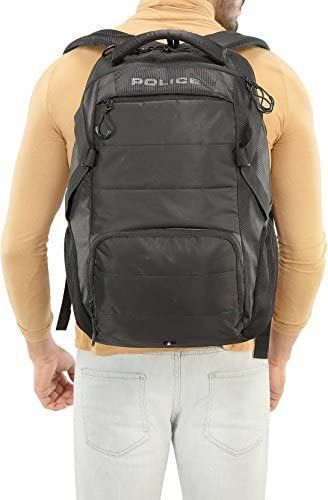 Рюкзак с отделением для ноутбука 16 дюймов на 30 л POLICE HEDGE BACKPACK ARMY черный PTO022671_5-1 фото
