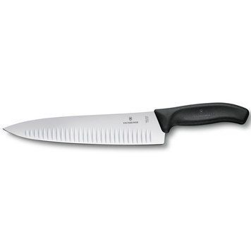 Кухонный нож Victorinox SwissClassic Carving 25см рифл. с черн. ручкой (GB) 6.8023.25G 6.8023.25G фото