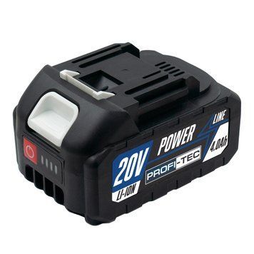 Аккумуляторная батарея PROFI-TEC PT2050MP POWERLine (20 В / 4.0 Ач, высокотоковая, с индикатором) 006261P фото