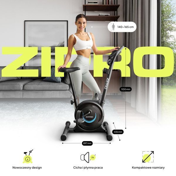 Велотренажер магнітний Zipro One S 5901793678009 фото