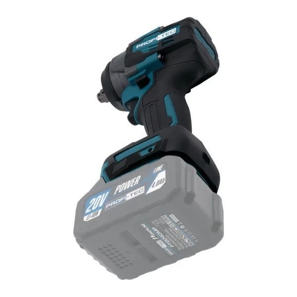 Акумуляторний гайковерт PROFI-TEC PTW502 POWERLine (2&times;PT2040MP (4.0 Аг), 7030 007030P фото