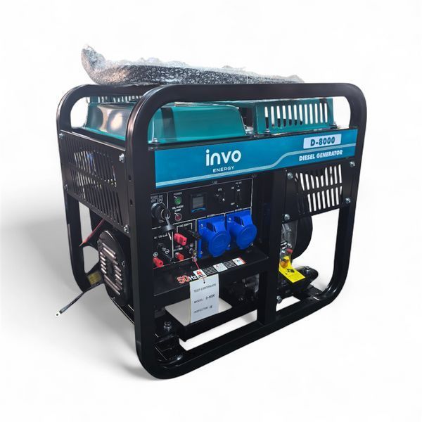 Дизельний генератор INVO D-8000 (1фаза ,8квт) DD0008099 фото