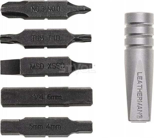 Перехідник-бітотримач LEATHERMAN на хрестову викрутку мультитула з бітами, сталевий 931012 фото