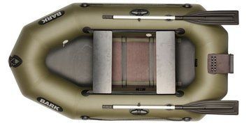 Лодка надувная Bark В-230ND Двухместная гребная В-230ND фото
