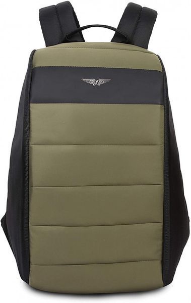 Рюкзак із відділенням для ноутбука 15 дюймів на 20 л POLICE SHROUD ANTI-THEFT BACKPACK чорний/зелений PT1692272_3-73 фото