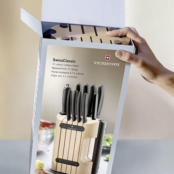 Набір кухонних ножів Victorinox Messerblock Classic 11 шт. 6.7153.11 6.7153.11 фото