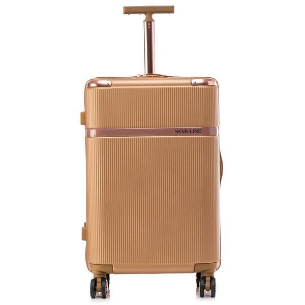 Чемодан Semi Line 24" (M) Gold (T5667-3) DAS302655 фото