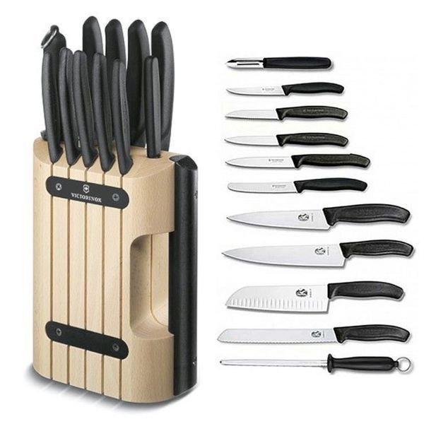 Набір кухонних ножів Victorinox Messerblock Classic 11 шт. 6.7153.11 6.7153.11 фото