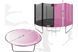 Батут THUNDER OUTSIDE PRO з зовнішньою сіткою 8 футів 244 см чорно-рожевий OUTSIDE-PRO-8FT-PINK OUTSIDE-PRO-8FT-PINK фото 4