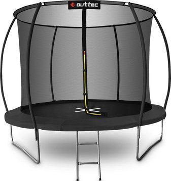 Батут OUTTEC Pumpkin з внутрішньою сіткою 10 футів 305 см чорний V312173 фото