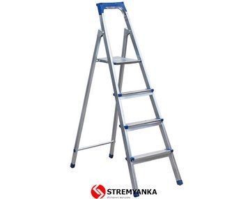 Стальная оцинкованная стремянка VIRASTAR 4 ступени B3 фото