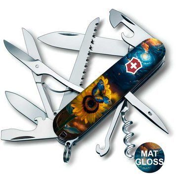 Складной нож Victorinox HUNTSMAN UKRAINE Звездная бабочка 1.3713.3.T3240pw 1.3713.3_T3240pw фото