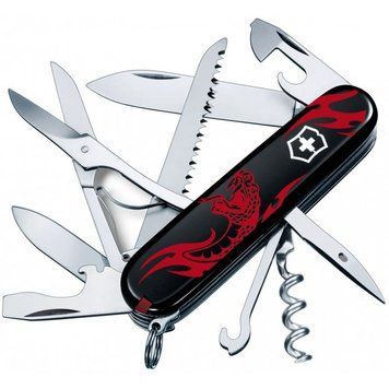 Складаний ніж Victorinox HUNTSMAN ZODIAC Вражаюча змія 1.3713.3.Z4351u 1.3713.3.Z4351u фото