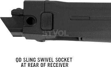 Приклад Magpul ZHUKOV-S AK47 / AK74 MAG585-BLK фото