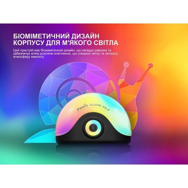 Ліхтар кемпінговий Fenix CL20R Pro, зелений CL20RPROgrn фото