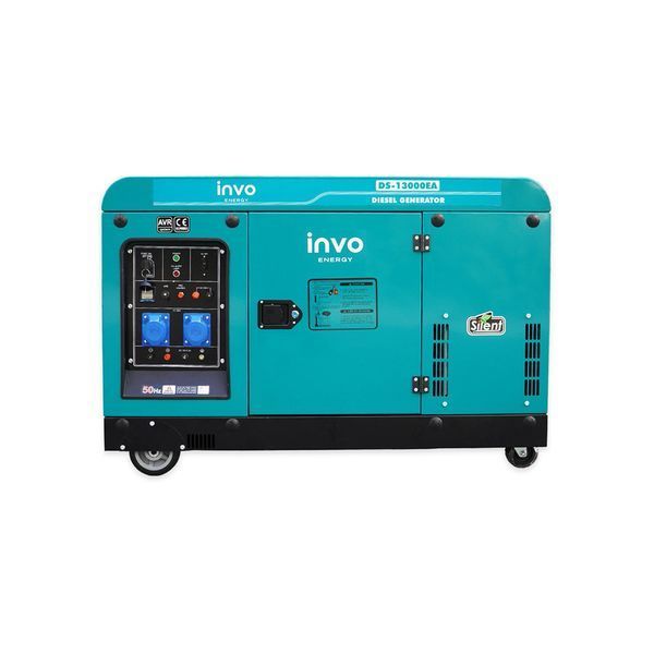 Дизельний генератор INVO DS-13000EA у кожусі 12/13кВт 220В DD0005503 фото