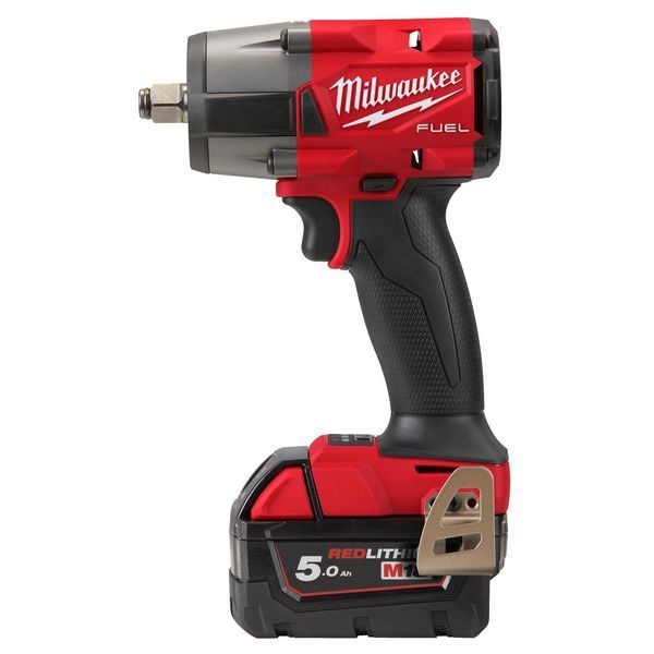 Гайковерт акумуляторний безщітковий MILWAUKEE 1/2" (881 Нм) M18 FMTIW2F12-502X, з фрикційним кільцем, (+ заряд.пристрій, 2 акуму 4933478450 фото