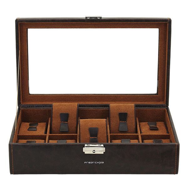 Скринька для зберігання годинника Friedrich Lederwaren &laquo;Bond Brown 20084-3 20084-3 фото